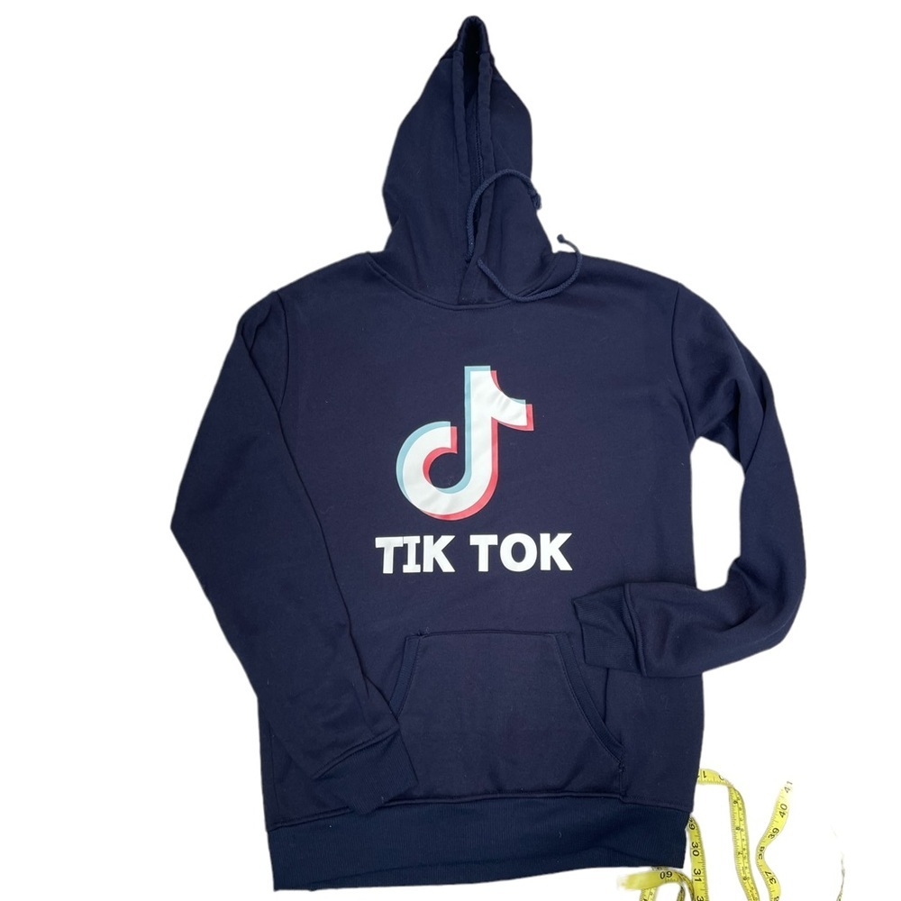 Tik Tok navy blue hoodie size medium